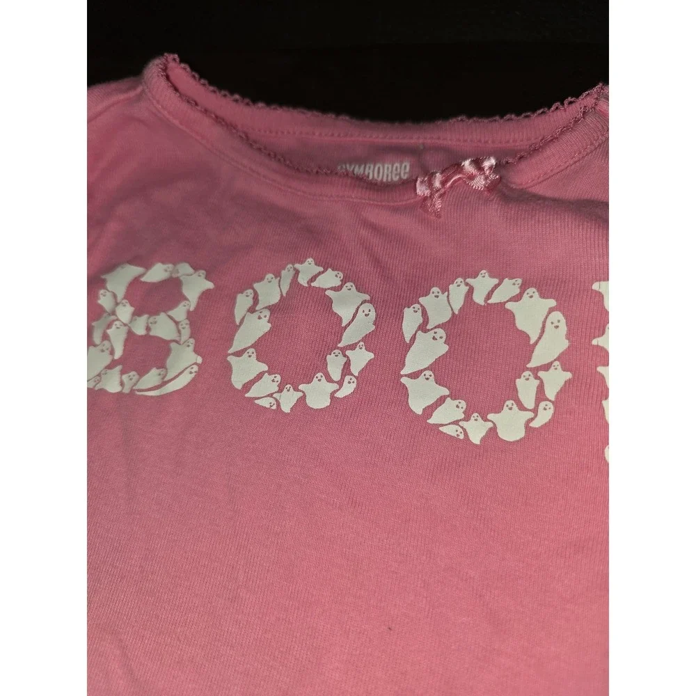 Gymboree fall autumn Halloween pink ghost pajamas gymmies size 4